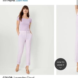 Ann Taylor high waisted ankle pants